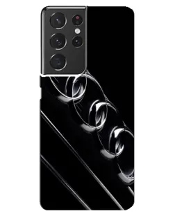 Чехол для Samsung Galaxy S21 ultra с картинкой «Audi — абстрактные кольца» Чехол для Samsung Galaxy S21 ultra с картинкой «Audi — абстрактные кольца»