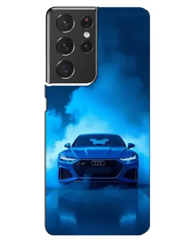 Чехол для Samsung Galaxy S21 ultra с картинкой «Audi — голубая энергия» Чехол для Samsung Galaxy S21 ultra с картинкой «Audi — голубая энергия»