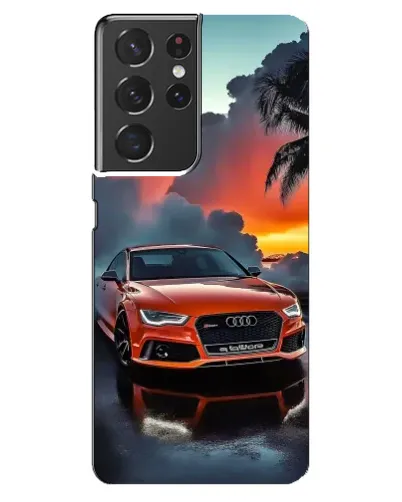 Чехол для Samsung Galaxy S21 ultra с картинкой «Audi — закат» Чехол для Samsung Galaxy S21 ultra с картинкой «Audi — закат»