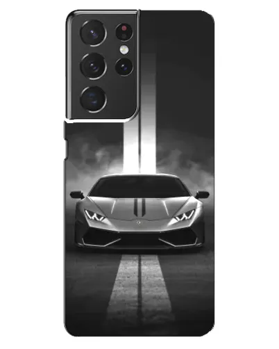 Чехол для Samsung Galaxy S21 ultra с картинкой «Lamborghini симметрия дорог»
