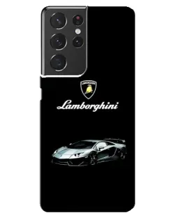 Чехол для Samsung Galaxy S21 ultra с картинкой «Логотип Lamborghini классика»
