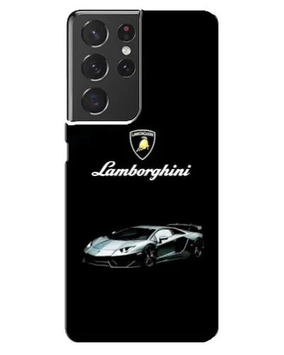 Чехол для Samsung Galaxy S21 ultra с картинкой «Логотип Lamborghini классика»