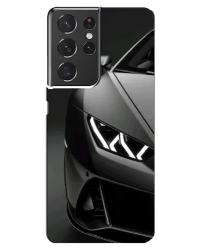 Чехол для Samsung Galaxy S21 ultra с картинкой «Lamborghini фары детализация»