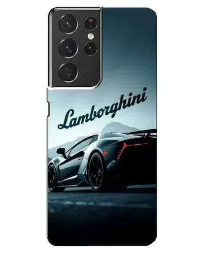 Чехол для Samsung Galaxy S21 ultra с картинкой «Классическая надпись Lamborghini»