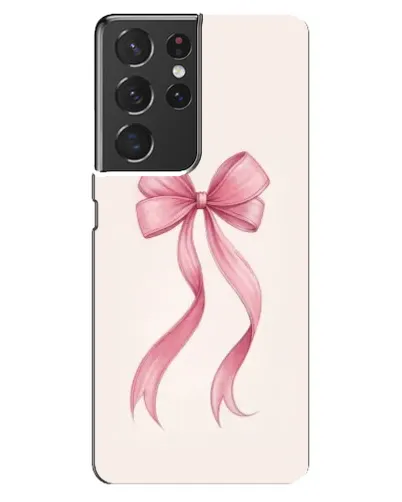 Чехол для Samsung Galaxy S21 ultra с картинкой «Розовый бант»