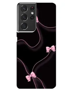 Чехол для Samsung Galaxy S21 ultra с картинкой «Розовые ленты»