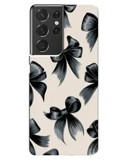 Чехол для Samsung Galaxy S21 ultra с картинкой «Банты Coquette»