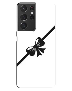 Чехол для Samsung Galaxy S21 ultra с картинкой «Диагональный бант»