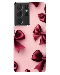 Чехол для Samsung Galaxy S21 ultra с картинкой «Бордовый атлас»