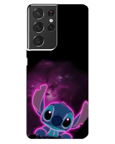 Чехол для Samsung Galaxy S21 ultra с картинкой «Неоновый Stitch»