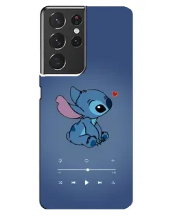 Чехол для Samsung Galaxy S21 ultra с картинкой «Музыкальный Stitch» Чехол для Samsung Galaxy S21 ultra с картинкой «Музыкальный Stitch»