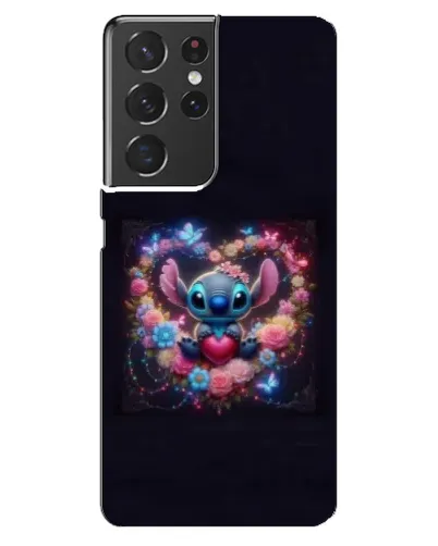 Чехол для Samsung Galaxy S21 ultra с картинкой «Stitch в цветах»