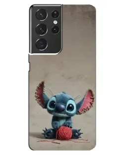 Чехол для Samsung Galaxy S21 ultra с картинкой «Стич на коричневом фоне» Чехол для Samsung Galaxy S21 ultra с картинкой «Стич на коричневом фоне»
