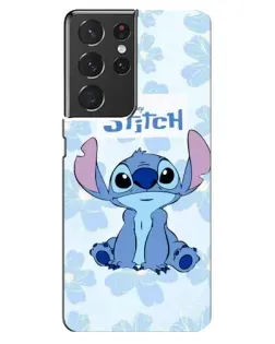 Чехол для Samsung Galaxy S21 ultra с картинкой «Stitch среди цветов» Чехол для Samsung Galaxy S21 ultra с картинкой «Stitch среди цветов»