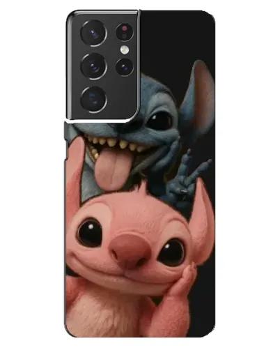 Чехол для Samsung Galaxy S21 ultra с картинкой «Стич и Ангел»