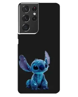 Чехол для Samsung Galaxy S21 ultra с картинкой «Стич на черном» Чехол для Samsung Galaxy S21 ultra с картинкой «Стич на черном»