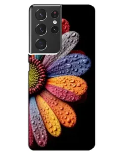 Чехол для Samsung Galaxy S21 ultra с картинкой «Радужный цветок»