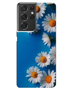 Чехол для Samsung Galaxy S21 ultra с картинкой «Белоснежные маргаритки»