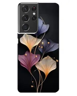 Чехол для Samsung Galaxy S21 ultra с картинкой «Лиловые цветы грации»