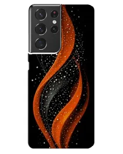 Чехол для Samsung Galaxy S21 ultra с картинкой «Огненная звездная волна»