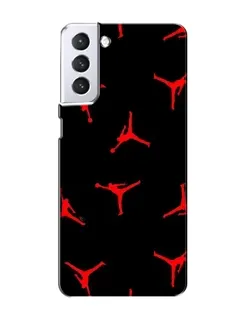 Чехол для Samsung Galaxy S21 с картинкой «Jordan Red Pattern» Чехол для Samsung Galaxy S21 с картинкой «Jordan Red Pattern»