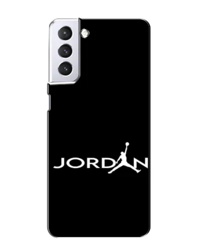 Чехол для Samsung Galaxy S21 с картинкой «Jordan White Logo»
