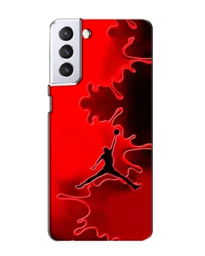 Чехол для Samsung Galaxy S21 с картинкой «Jordan Red Smoke»