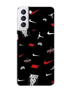 Чохол для Samsung Galaxy S21 з картинкою «Nike Mix Pattern» Чохол для Samsung Galaxy S21 з картинкою «Nike Mix Pattern»