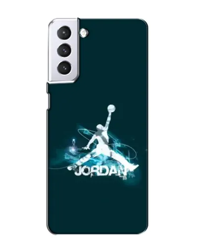 Чехол для Samsung Galaxy S21 с картинкой «Jordan Blue Fire»
