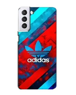 Чехол для Samsung Galaxy S21 с картинкой «Абстракция Adidas» Чехол для Samsung Galaxy S21 с картинкой «Абстракция Adidas»
