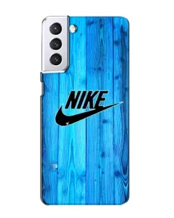 Чехол для Samsung Galaxy S21 с картинкой «Голубое дерево Nike»