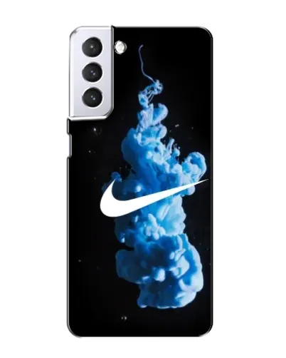 Чехол для Samsung Galaxy S21 с картинкой «Nike и синий дым» Чехол для Samsung Galaxy S21 с картинкой «Nike и синий дым»