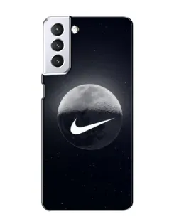 Чехол для Samsung Galaxy S21 с картинкой «Nike в стиле граффити»