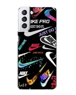 Чехол для Samsung Galaxy S21 с картинкой «Nike — роскошь»