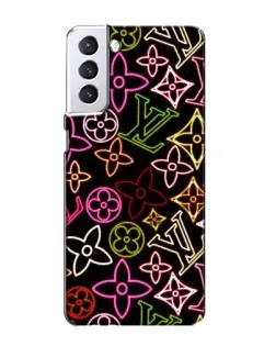 Чехол для Samsung Galaxy S21 с картинкой «Неоновый микс Nike» Чехол для Samsung Galaxy S21 с картинкой «Неоновый микс Nike»