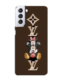 Чехол для Samsung Galaxy S21 с картинкой «LV и Микки Маус» Чехол для Samsung Galaxy S21 с картинкой «LV и Микки Маус»