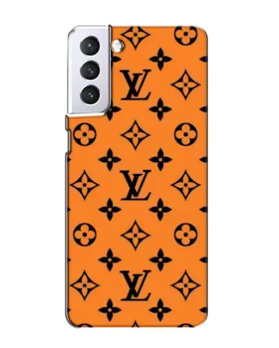 Чехол для Samsung Galaxy S21 с картинкой «Оранжевый стиль LV» Чехол для Samsung Galaxy S21 с картинкой «Оранжевый стиль LV»