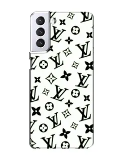Чехол для Samsung Galaxy S21 с картинкой «Монохромный хаос LV» Чехол для Samsung Galaxy S21 с картинкой «Монохромный хаос LV»