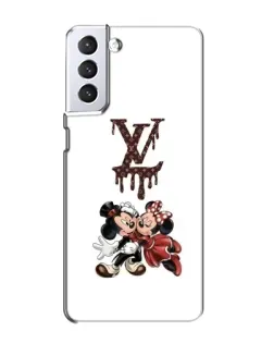 Чехол для Samsung Galaxy S21 с картинкой «LV и Микки Маус» Чехол для Samsung Galaxy S21 с картинкой «LV и Микки Маус»