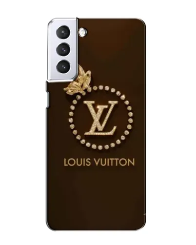 Чехол для Samsung Galaxy S21 с картинкой «LV — золотая печать» Чехол для Samsung Galaxy S21 с картинкой «LV — золотая печать»