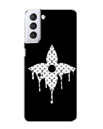 Чехол для Samsung Galaxy S21 с картинкой «Цветочная монограмма» Чехол для Samsung Galaxy S21 с картинкой «Цветочная монограмма»