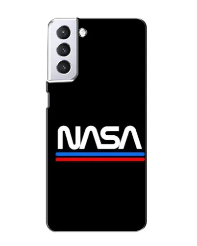 Чехол для Samsung Galaxy S21 с картинкой «NASA — классика Red Blue» Чехол для Samsung Galaxy S21 с картинкой «NASA — классика Red Blue»