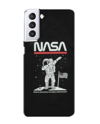 Чехол для Samsung Galaxy S21 с картинкой «NASA — шагаем по Луне» Чехол для Samsung Galaxy S21 с картинкой «NASA — шагаем по Луне»