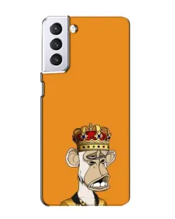 Чехол для Samsung Galaxy S21 с картинкой «Золотая обезьяна Bored Ape» Чехол для Samsung Galaxy S21 с картинкой «Золотая обезьяна Bored Ape»