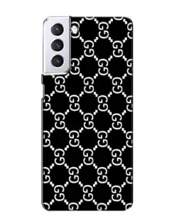 Чехол для Samsung Galaxy S21 с картинкой «Gucci — сетчатый паттерн» Чехол для Samsung Galaxy S21 с картинкой «Gucci — сетчатый паттерн»