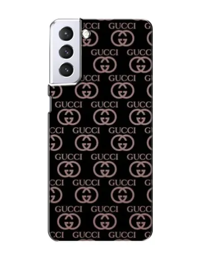 Чехол для Samsung Galaxy S21 с картинкой «Классическая монограмма Gucci»