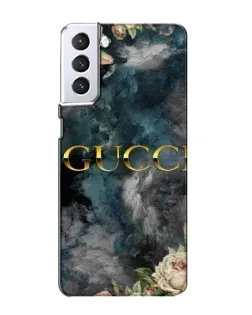 Чехол для Samsung Galaxy S21 с картинкой «Абстрактные цветы Gucci» Чехол для Samsung Galaxy S21 с картинкой «Абстрактные цветы Gucci»