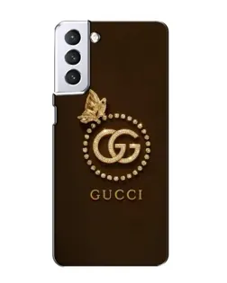Чехол для Samsung Galaxy S21 с картинкой «Gucci — золотая бабочка» Чехол для Samsung Galaxy S21 с картинкой «Gucci — золотая бабочка»