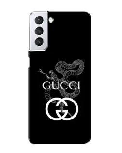 Чехол для Samsung Galaxy S21 с картинкой «Gucci — серебряная змея» Чехол для Samsung Galaxy S21 с картинкой «Gucci — серебряная змея»
