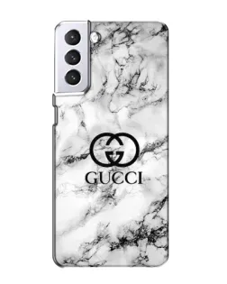 Чехол для Samsung Galaxy S21 с картинкой «Gucci — мраморный шик» Чехол для Samsung Galaxy S21 с картинкой «Gucci — мраморный шик»